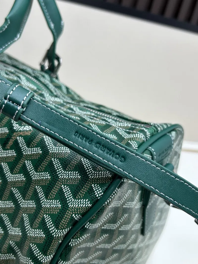 Goyard Green Travel Duffel Bag - Image 6