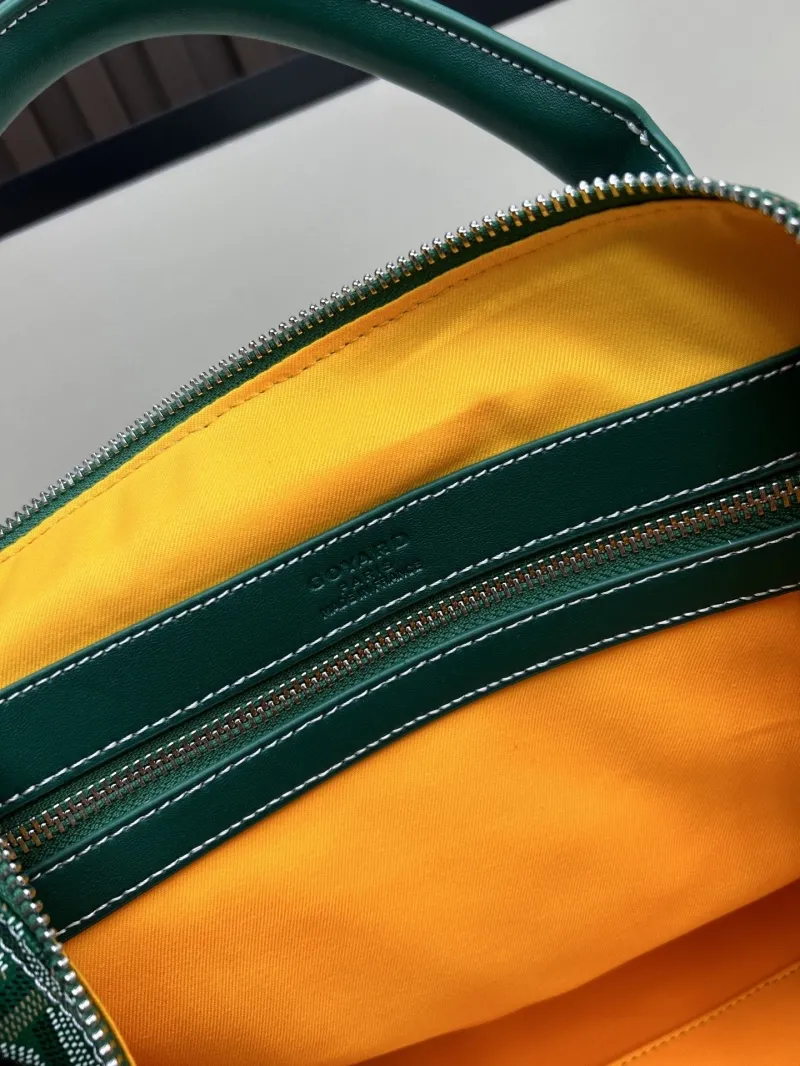 Goyard Green Travel Duffel Bag - Image 8