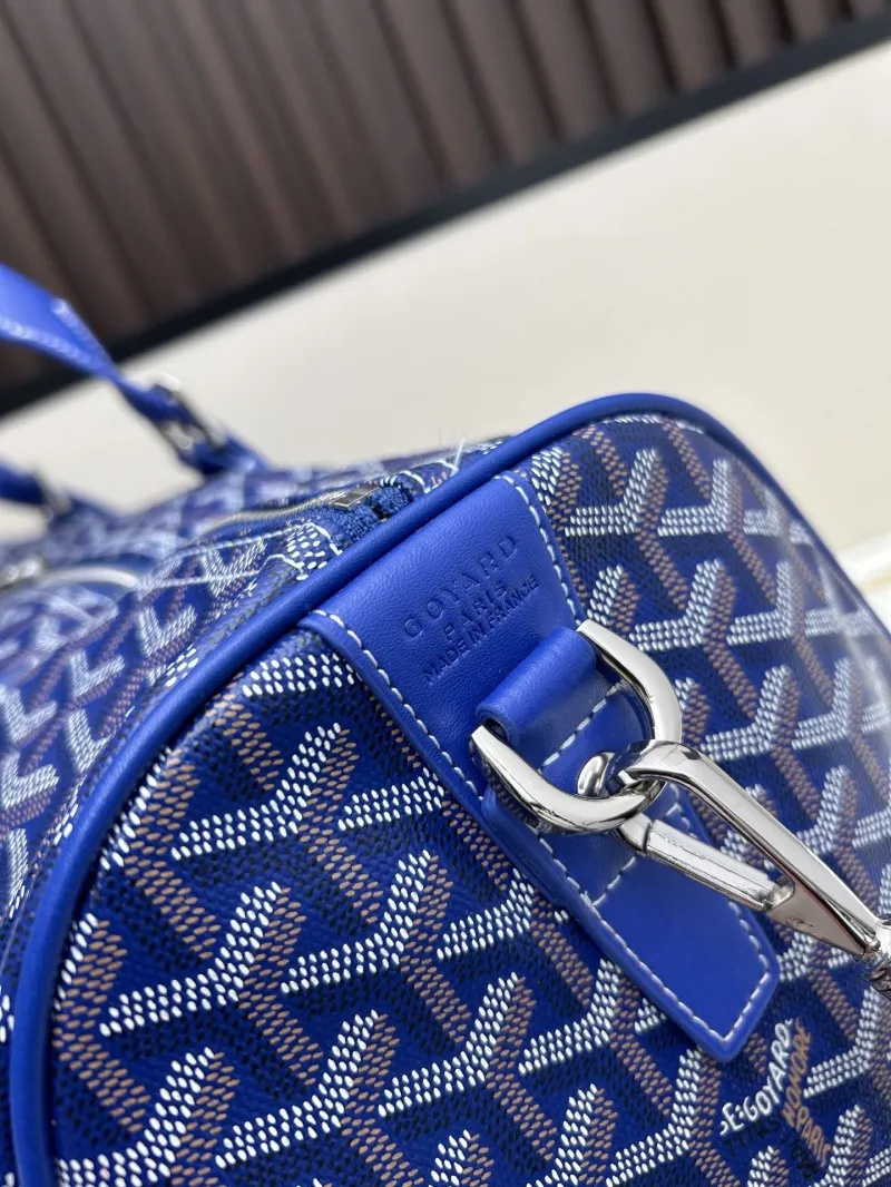 Goyard Blue Travel Duffle Bag - Image 4