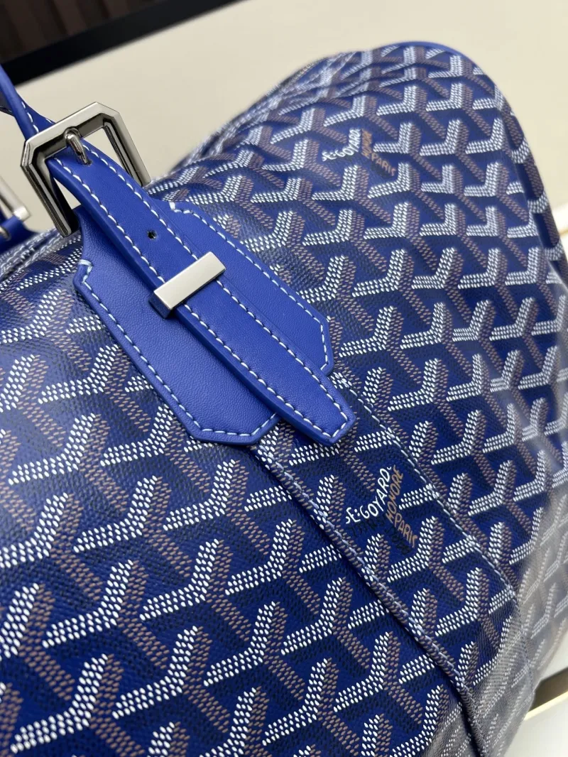 Goyard Blue Travel Duffle Bag - Image 5
