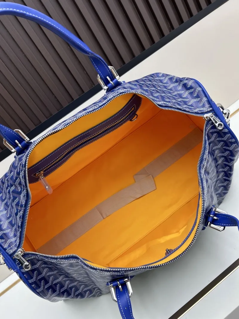 Goyard Blue Travel Duffle Bag - Image 7