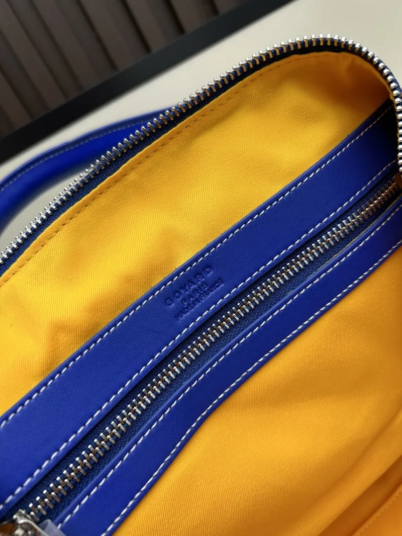 Goyard Blue Travel Duffle Bag - Image 8