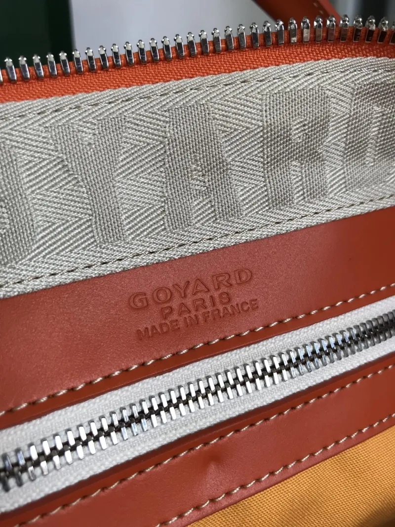 Goyard Orange Travel Duffle Bag - Image 9