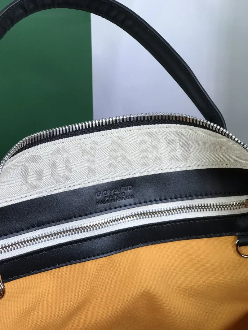 Goyard Black Monogram Travel Duffel Bag 26 - Image 7