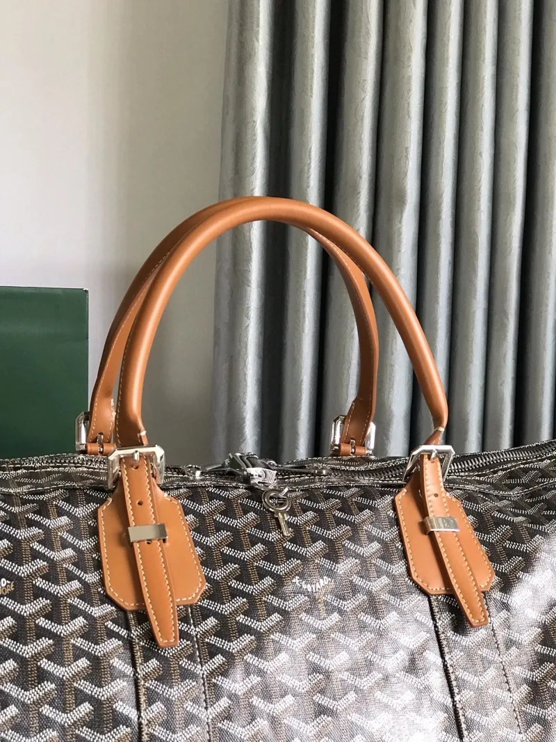 Goyard 30 Black Tan Travel Duffle Bag - Image 5