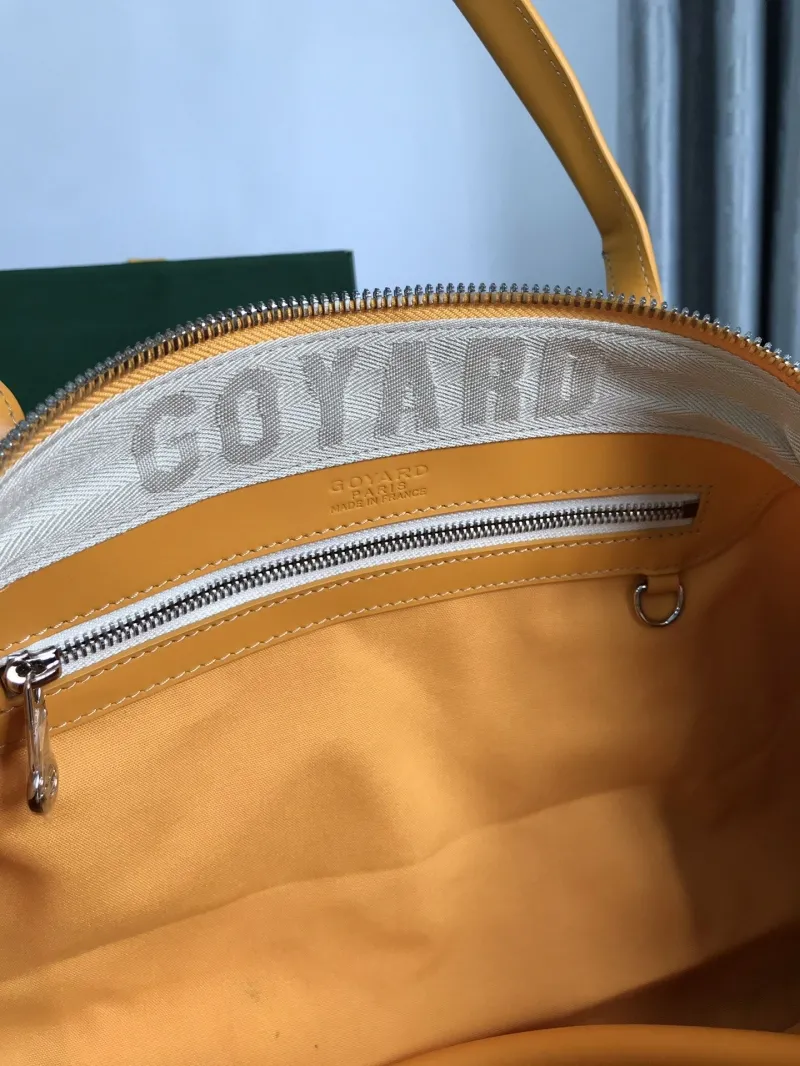 Goyard Yellow 32 Travel Duffle Bag - Image 8