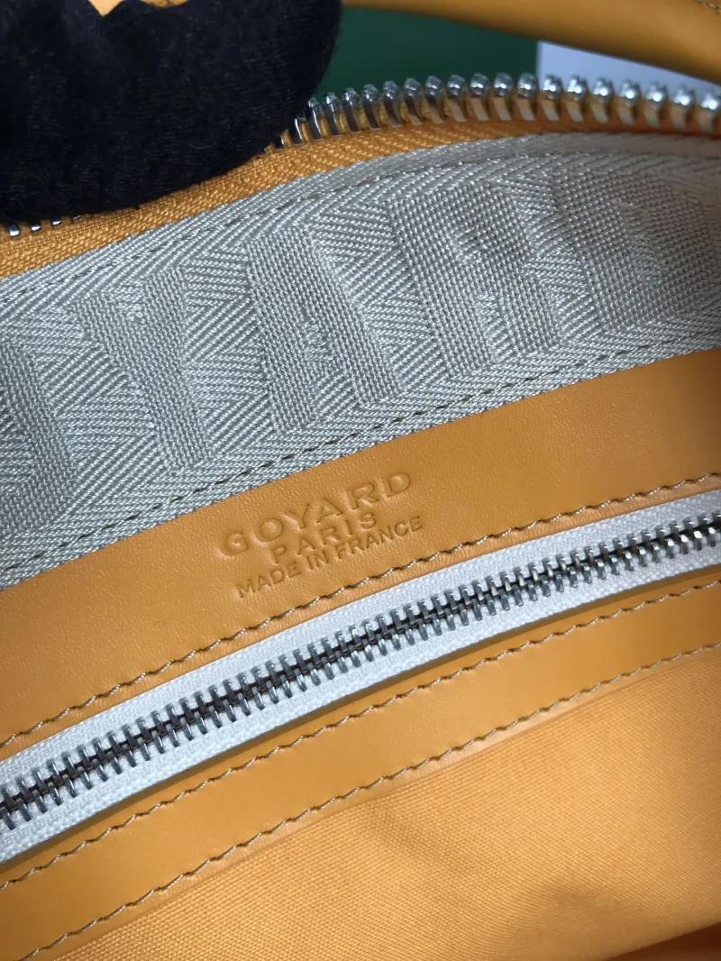 Goyard Yellow 32 Travel Duffle Bag - Image 9