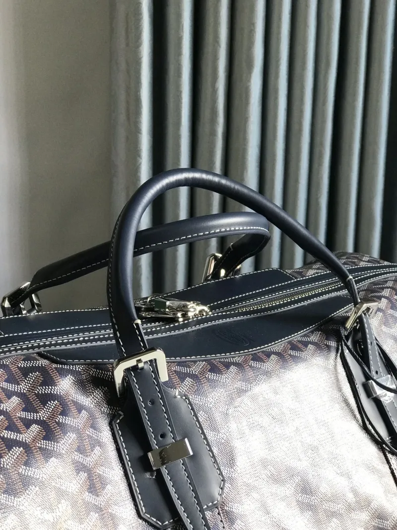 Goyard Dark Navy 37 Travel Duffel Bag - Image 4