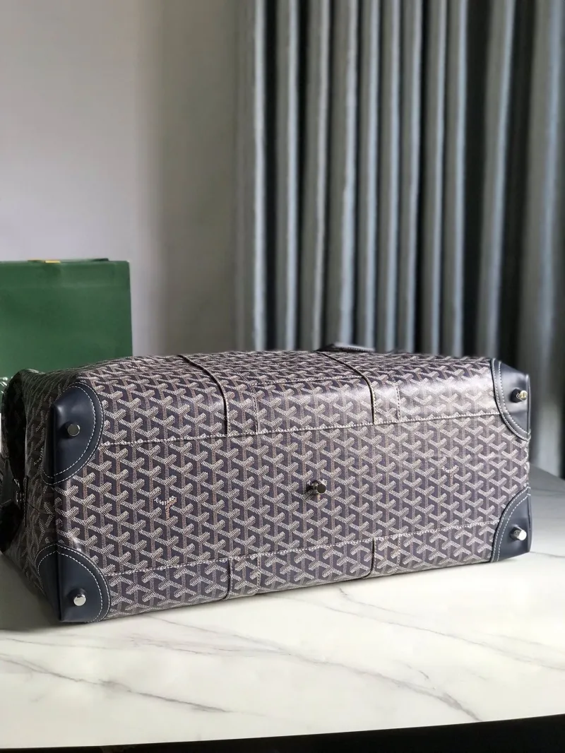 Goyard Dark Navy 37 Travel Duffel Bag - Image 5