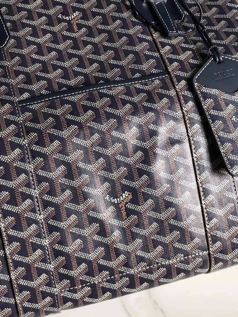 Goyard Dark Navy 37 Travel Duffel Bag - Image 7