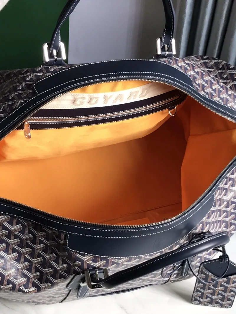Goyard Dark Navy 37 Travel Duffel Bag - Image 8
