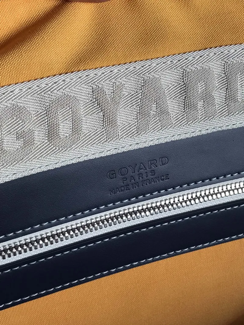 Goyard Dark Navy 37 Travel Duffel Bag - Image 9