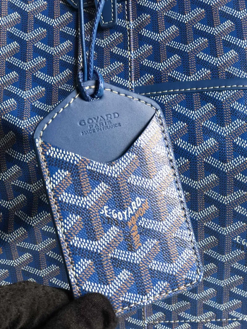 Goyard Blue Travel Duffle Bag - Image 5