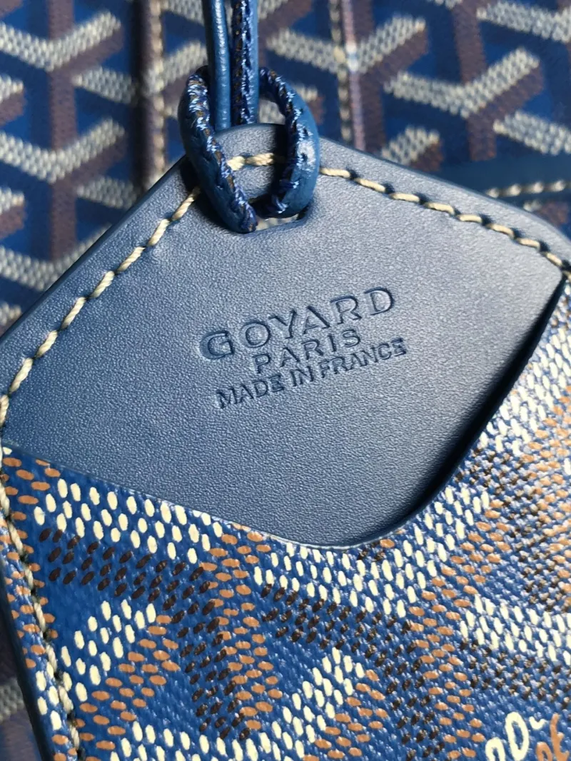 Goyard Blue Travel Duffle Bag - Image 6