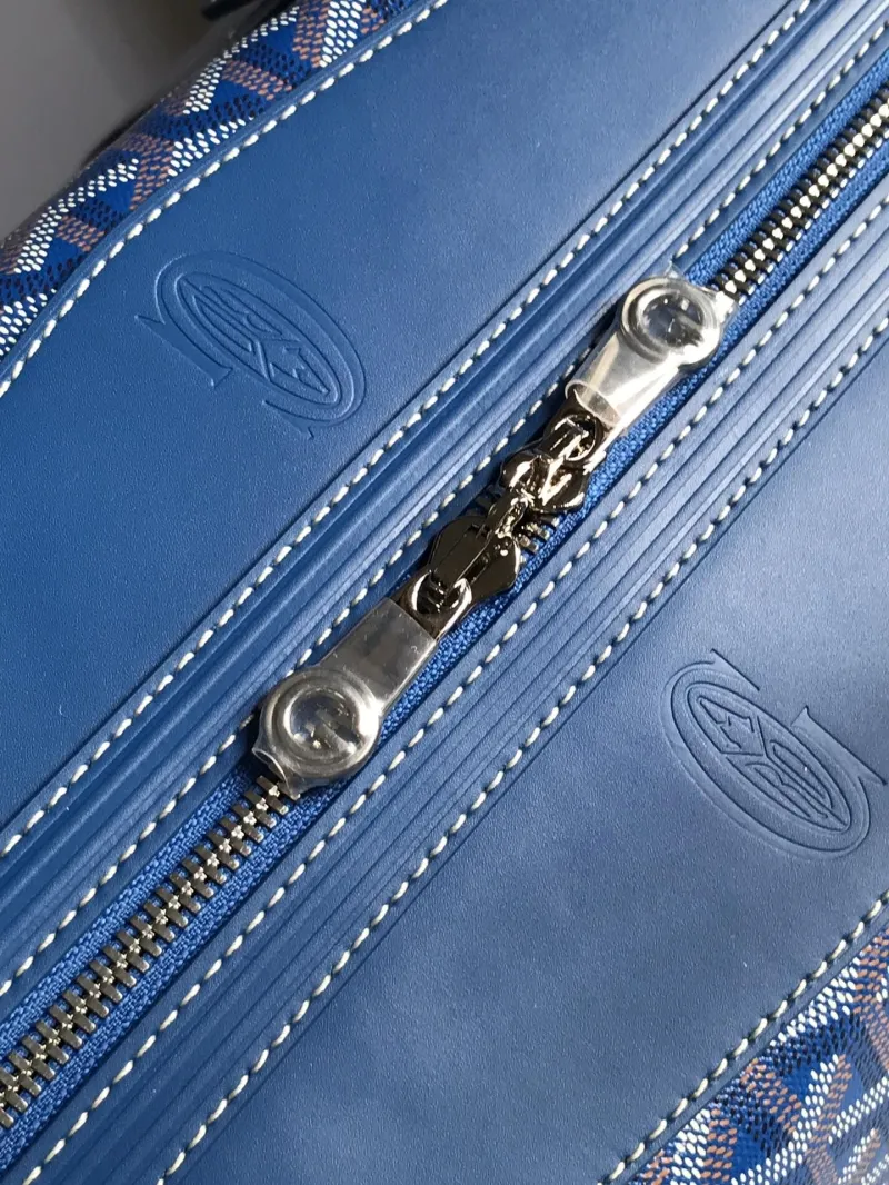 Goyard Blue Travel Duffle Bag - Image 8