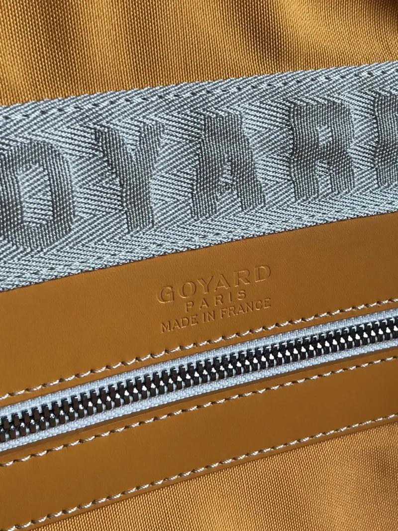 Goyard Yellow Travel Duffel Bag - Image 9