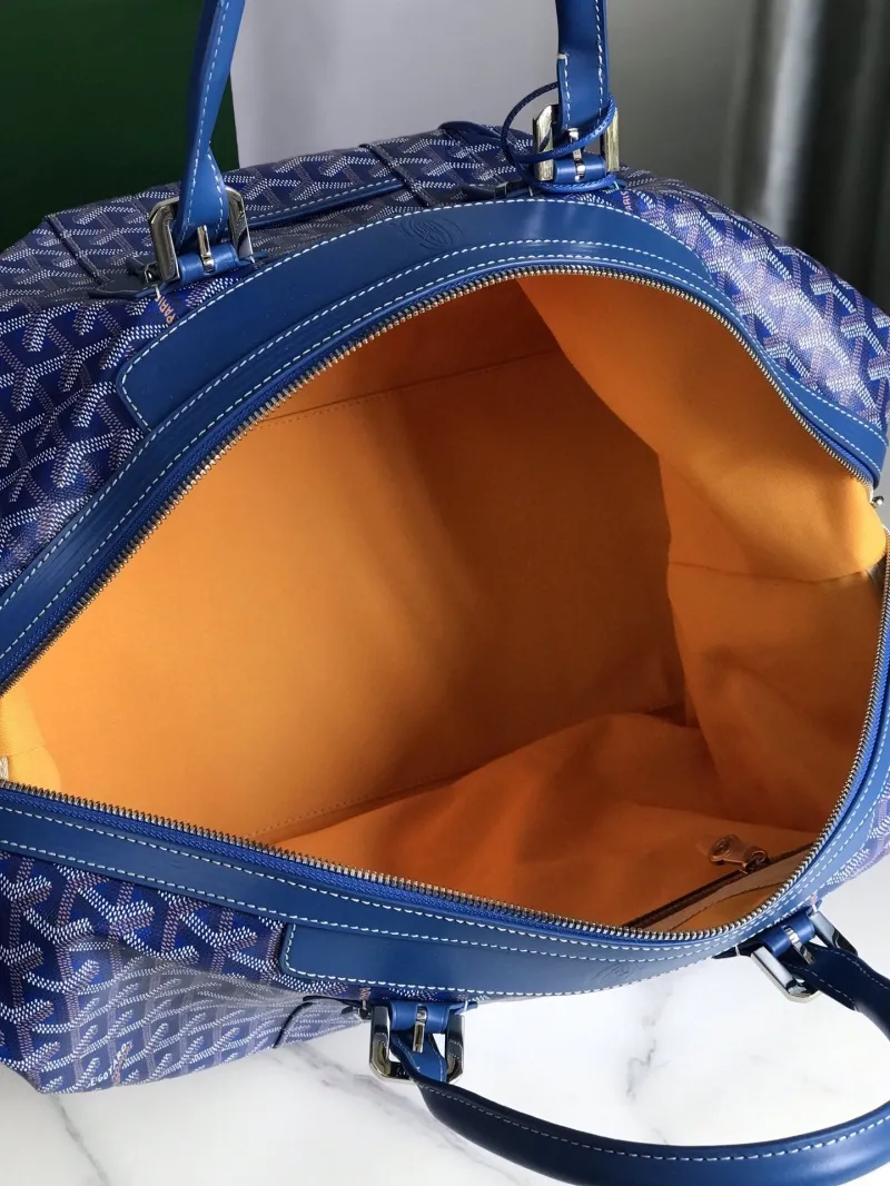 Goyard Blue Travel Duffle Bag - Image 7