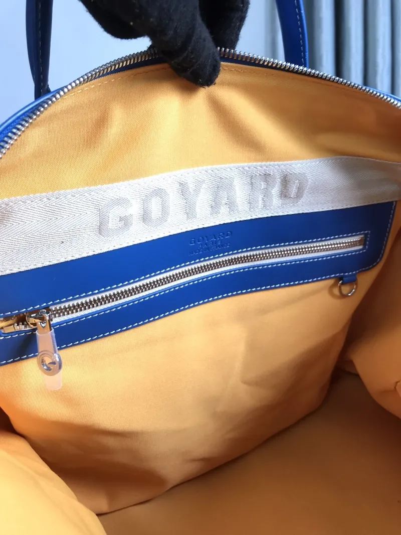 Goyard Blue Travel Duffle Bag - Image 8