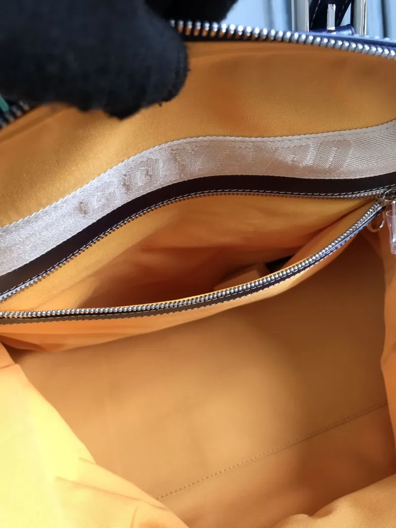 Goyard Navy Travel Duffle Bag 45 - Image 9