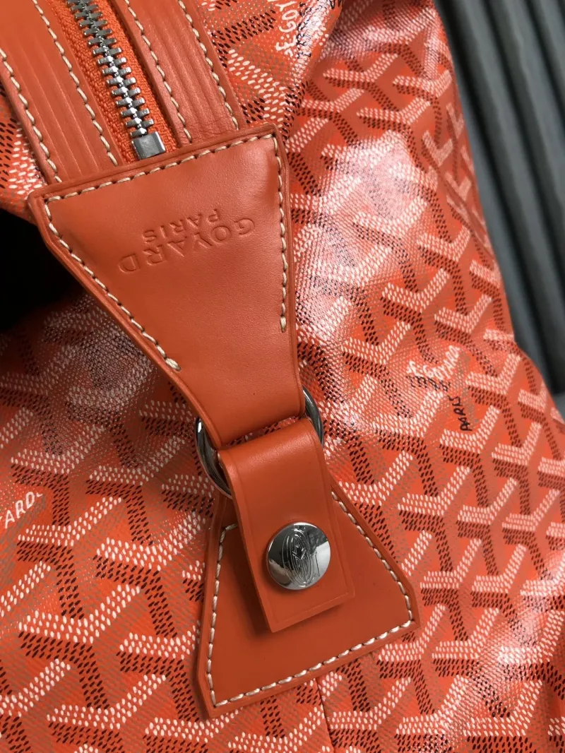 Goyard Orange Travel Duffle Bag - Image 6