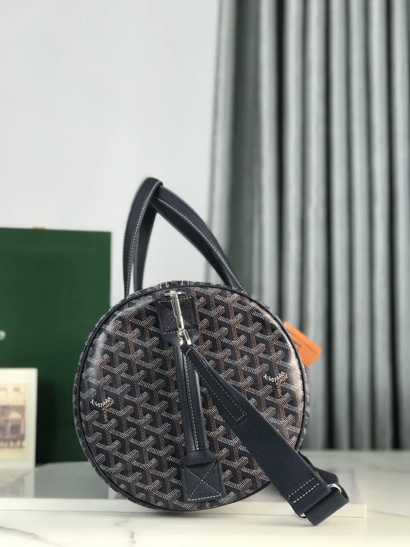 Goyard Navy Travel Duffel Bag - Image 5