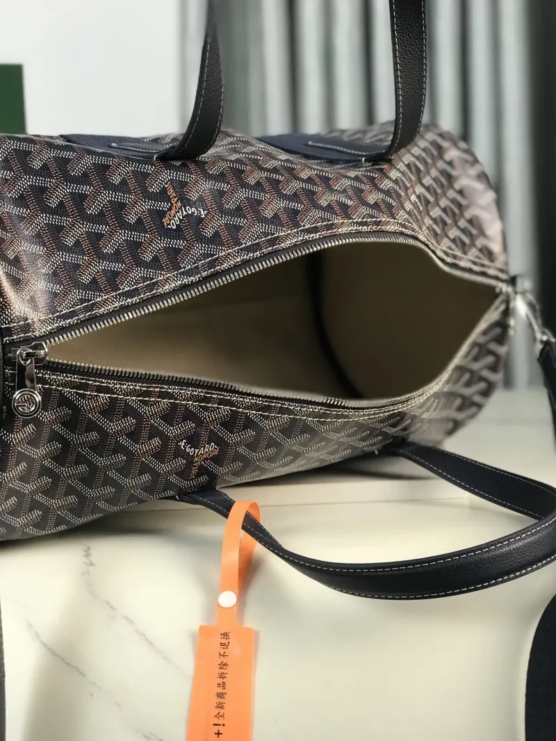 Goyard Navy Travel Duffel Bag - Image 10