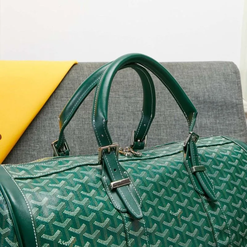 Goyard Green Travel Duffel Bag - Image 3