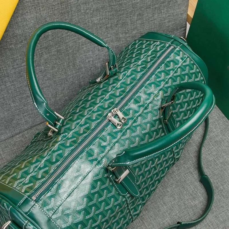 Goyard Green Travel Duffel Bag - Image 4