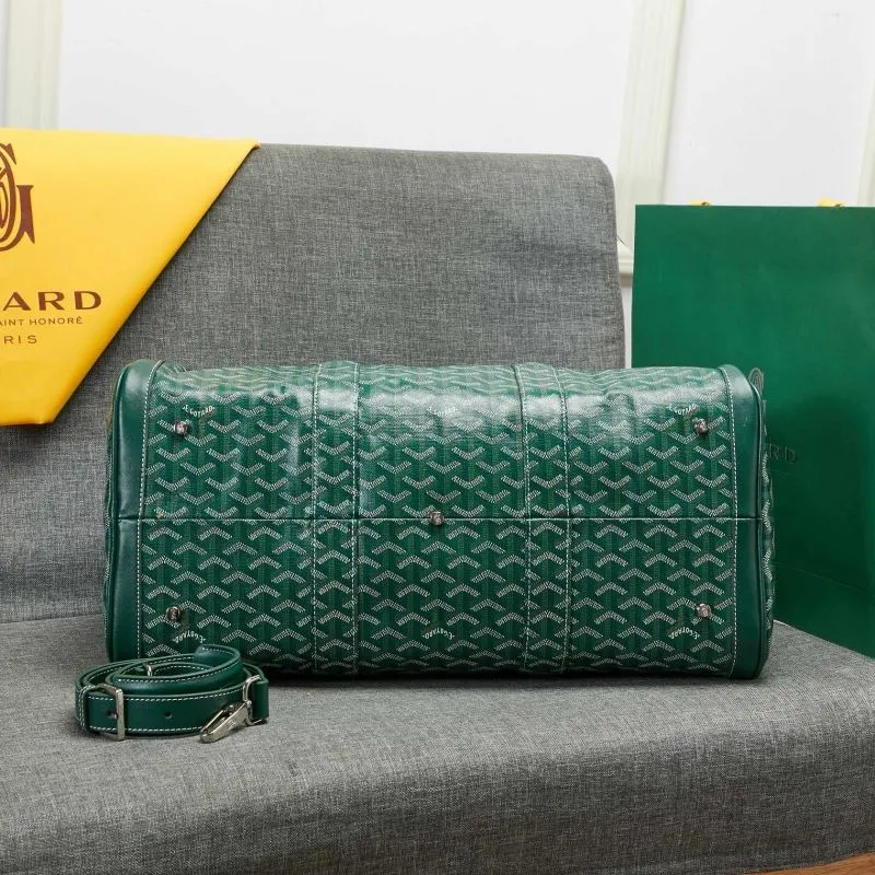Goyard Green Travel Duffel Bag - Image 5