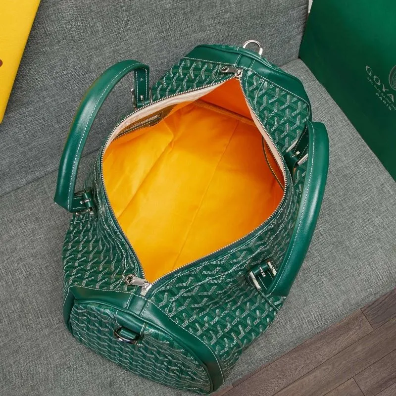 Goyard Green Travel Duffel Bag - Image 6