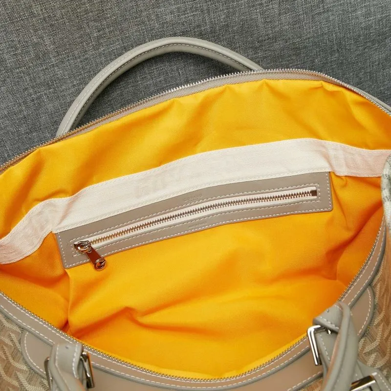Goyard Gray Travel Duffle Bag - Image 7