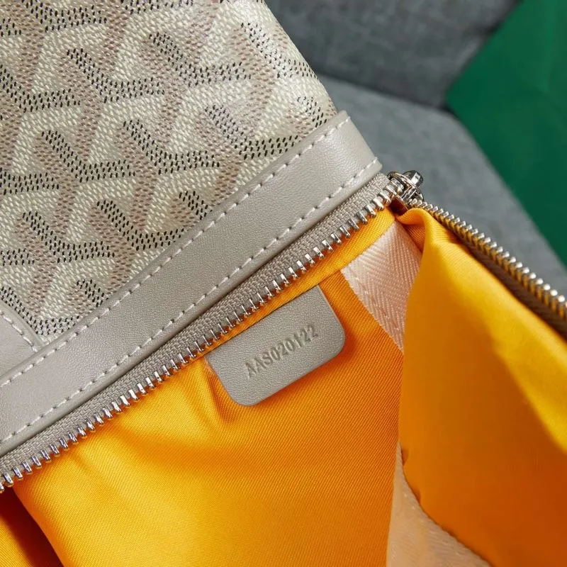 Goyard Gray Travel Duffle Bag - Image 8
