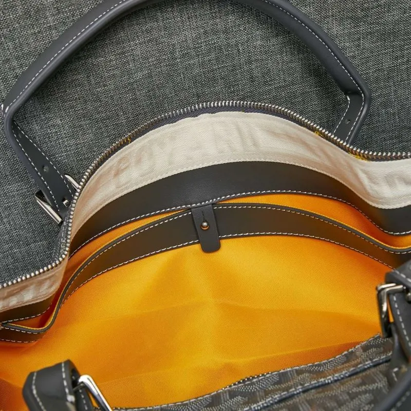 Goyard Gray Travel Duffel Bag - Image 7
