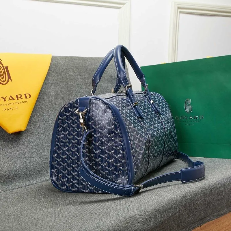Alternative view of Goyard Blue 78 Travel Duffle Bag