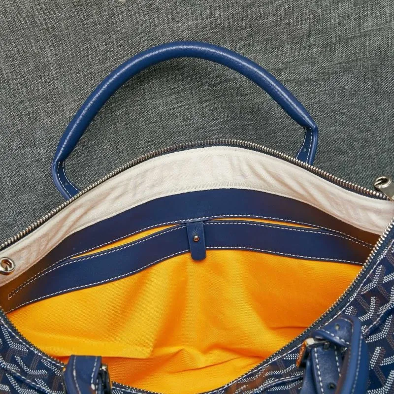 Goyard Blue 78 Travel Duffle Bag - Image 7