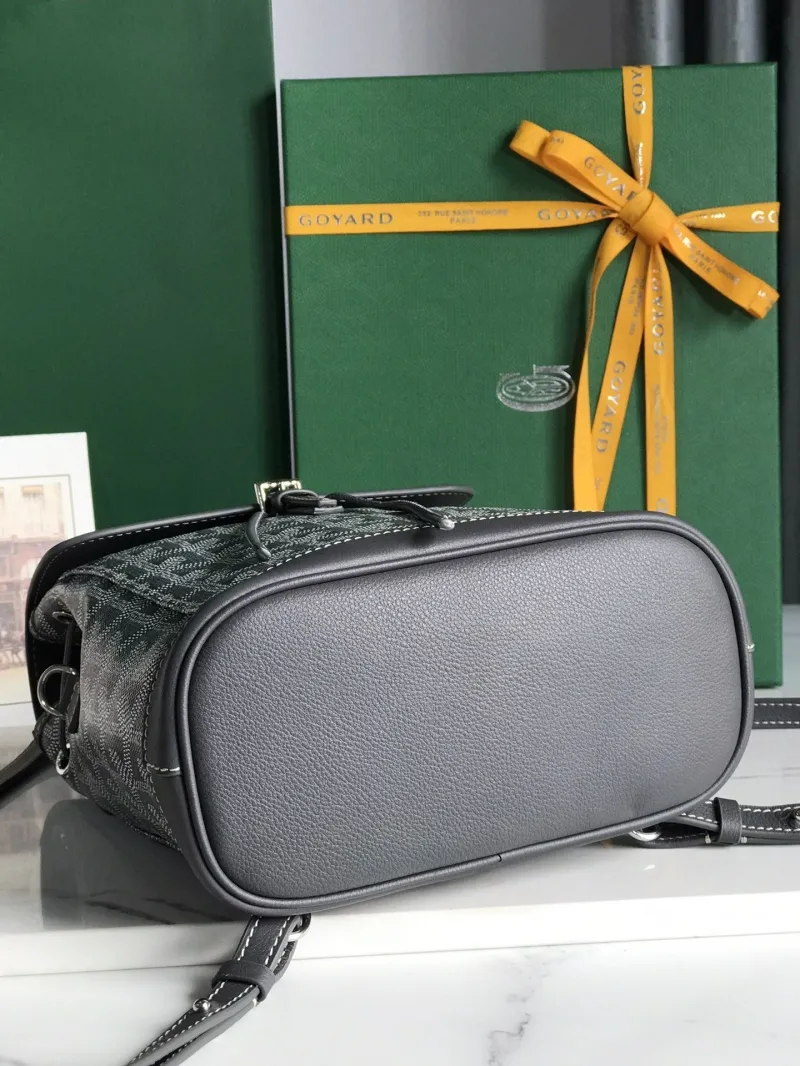 Goyard Dark Gray Mini Backpack - Image 3
