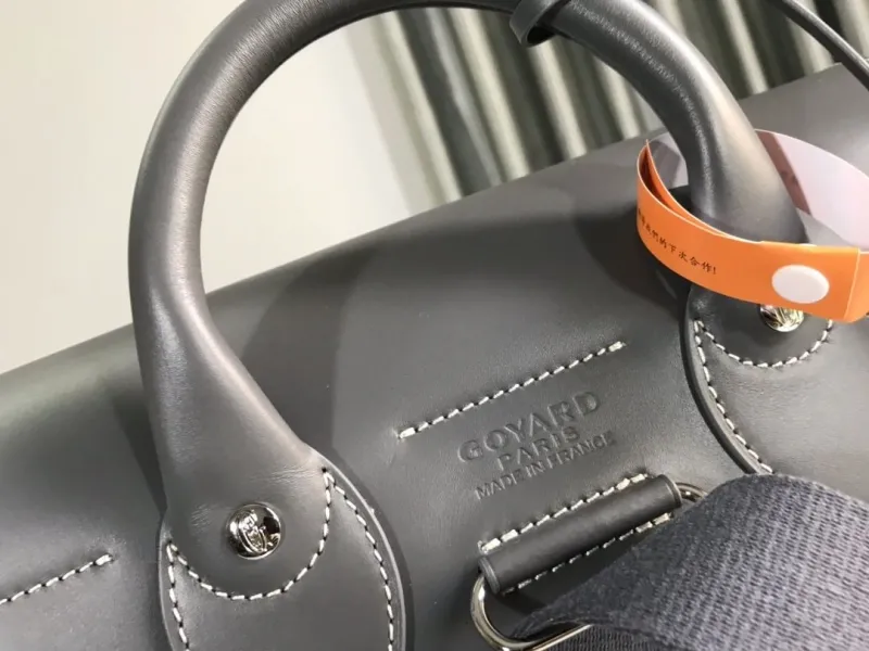Goyard Gray Monogram Canvas Backpack - Image 7