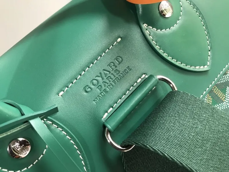 Goyard Green Backpack for Travel - Image 5