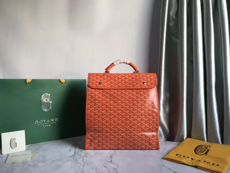 Goyard Orange Luxury Backpack