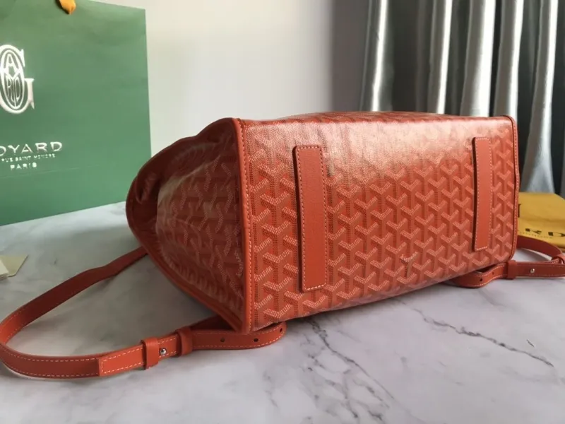 Goyard Orange Luxury Backpack - Image 3