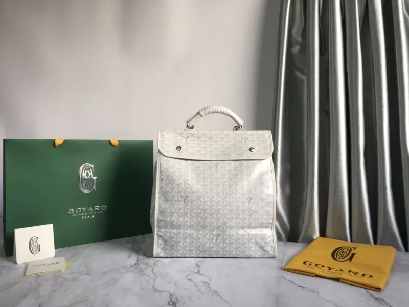 Goyard White Designer Backpack 52