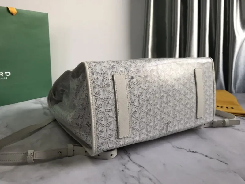 Goyard White Designer Backpack 52 - Image 3
