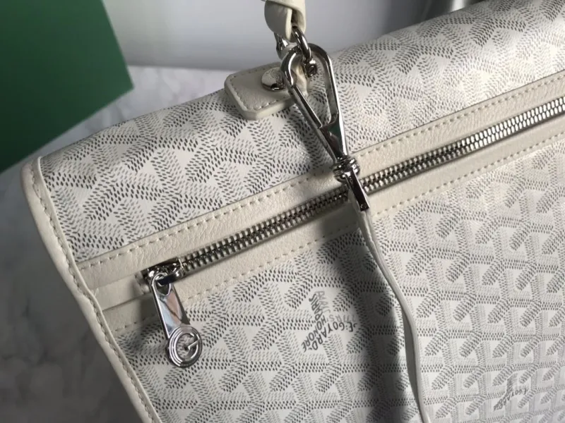 Goyard White Designer Backpack 52 - Image 5