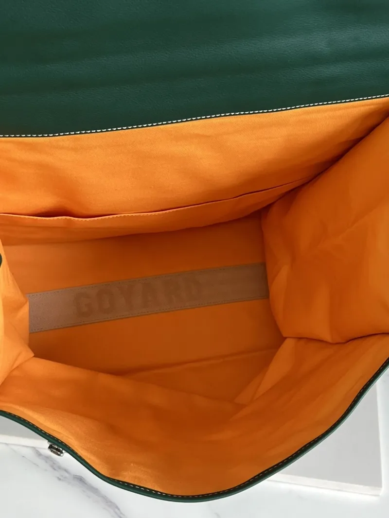Goyard Luxury Green Backpack 54 - Image 8