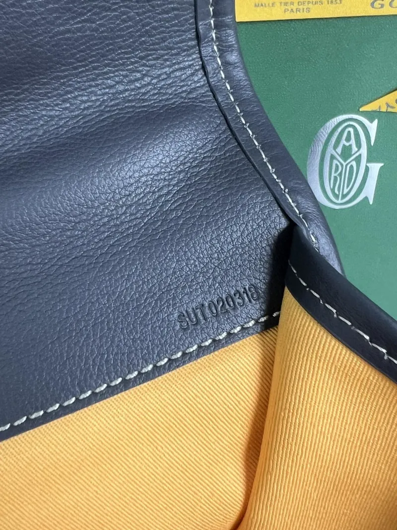 Goyard Gray Monogram Leather Backpack - Image 7