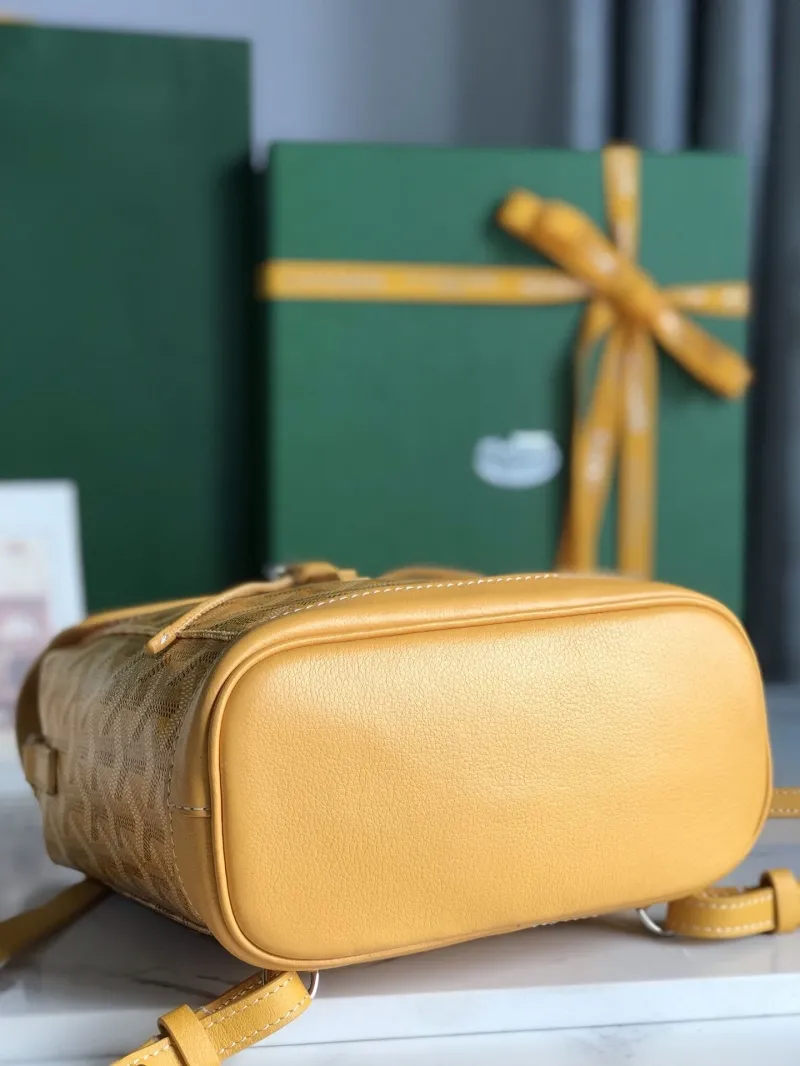 Goyard Yellow Backpack 63 - Image 3