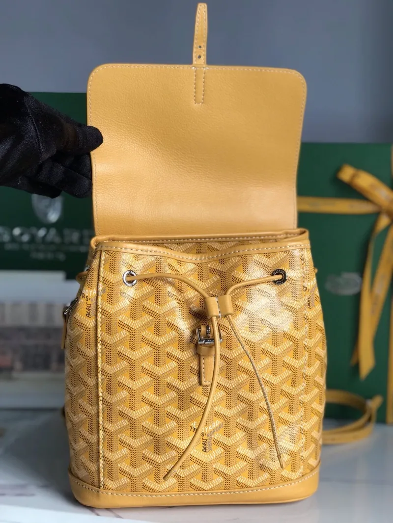 Goyard Yellow Backpack 63 - Image 7