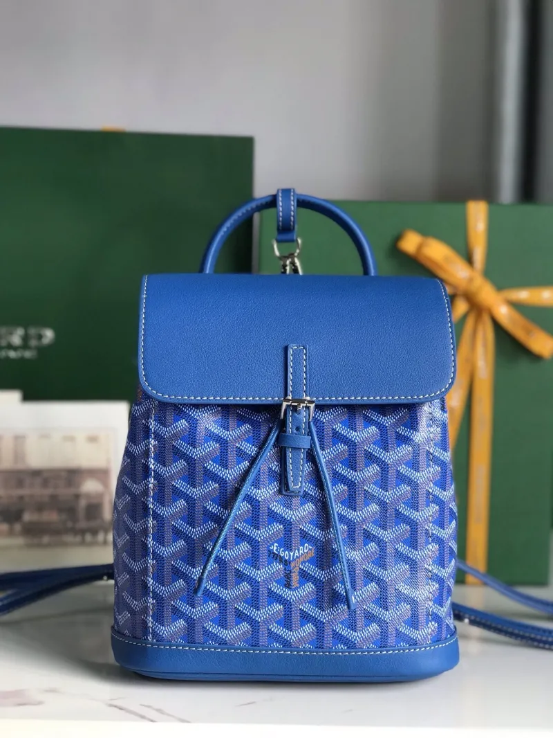 Goyard Blue Mini Backpack 65