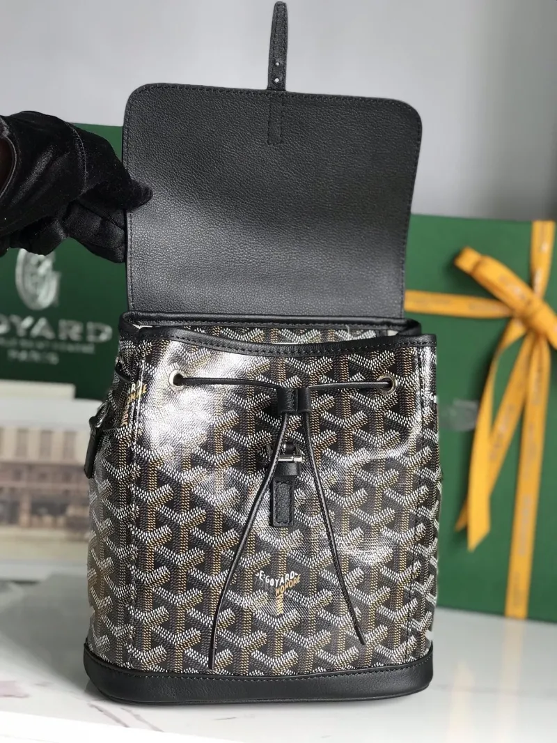 Goyard Black Mini Backpack 68 - Image 6
