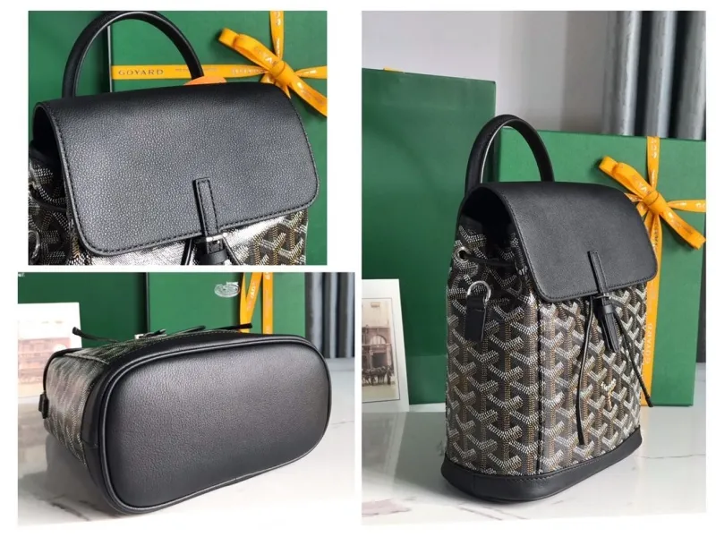 Goyard Black Mini Backpack 68 - Image 9
